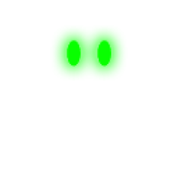 Green Glowing Eyes