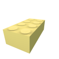 Light yellow 2x4