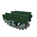 Tracked Tank With Suspension