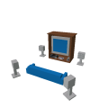 Home theater system with PS3